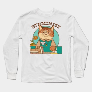 Steminist Science Technology Women Long Sleeve T-Shirt